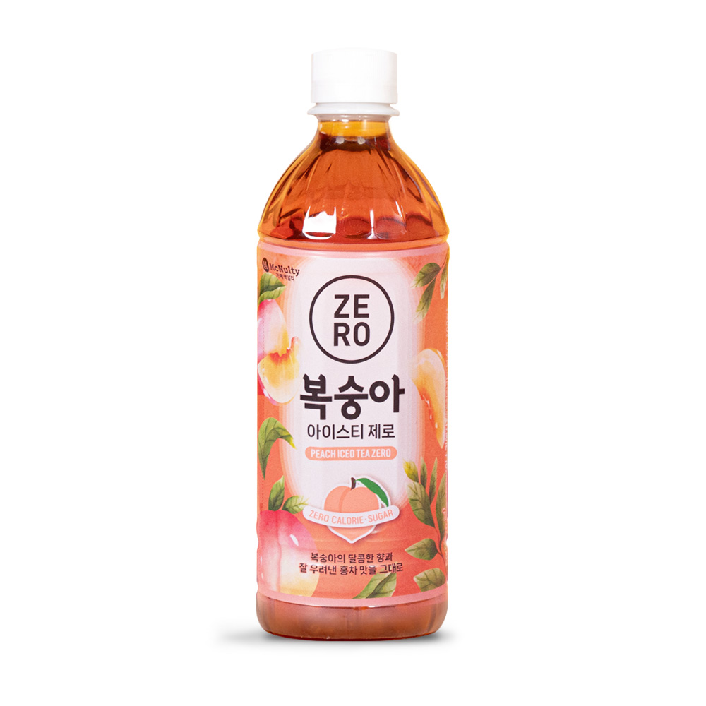 MCNULTY ICE TEA ZERO PEACH 500ML